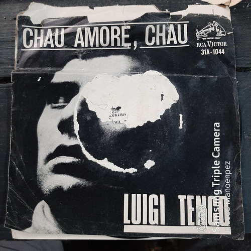 Simple Sobre Luigi Tenco Chau Amore Chau Rca Victor C24