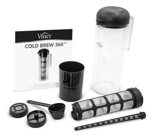 Vinci Cold Brew 360, Cafetera Fría De 1.4 L Con Tecnologí.