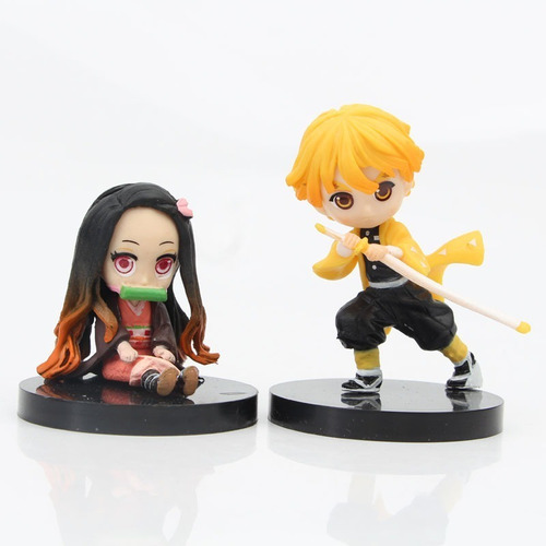 Imagen 2 de 4 de Figura De Acción Anime Slayer Demoníacos De 6 Piezas
