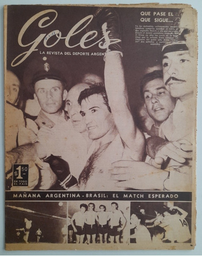 Revista Goles 453 - Sudamericano De Futbol Lima 1957 Fs