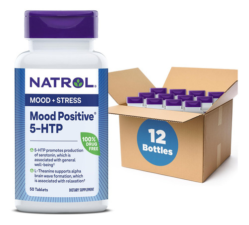 Suplemento Dietético Natrol Mood Positive 5-htp 50 Mg 50 Com