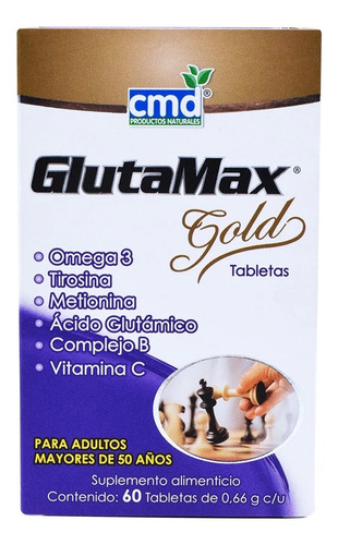 Gluta Max Gold C/60 Tabs Cmd/ Multivitaminico Adultos +50