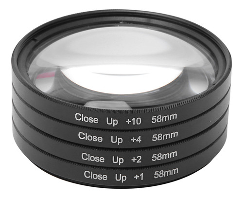 Filtro Macro De Vidrio Óptico De Primer Plano +1 +2 +4 +10 K