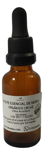 Aceite Esencial De Neroli Orgánico 100% Puro (50ml)