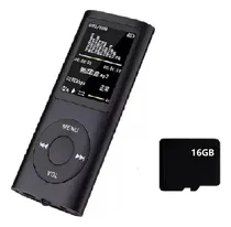 Comprar Mp3 Mp4 Player Multimídia Stereo Rádio Fm +cartao 16gb