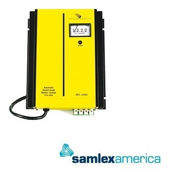 Samlex Cargador De Batería Plomo Ácido 24 Volts, 15 Amps Sec