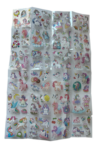 400 Stickers Unicornios Pegatinas Junk Journal Kawaii