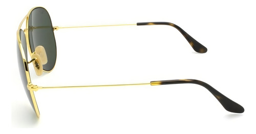 Óculos Solar Ray Ban Aviador Rb3025l 181 62 Unissex Cor Dourado