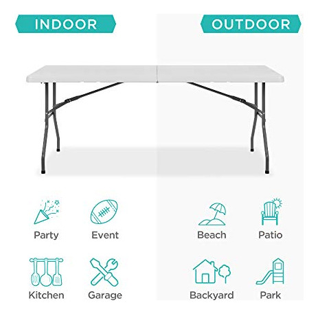 Best Choice Products Mesa Plegable Mesa De Comedor De Interi