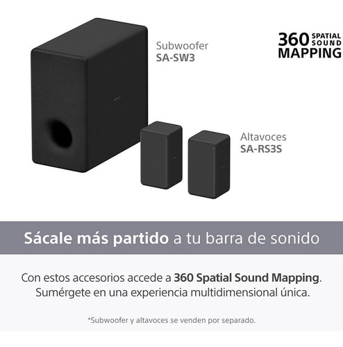 Imagen 3 de 7 de Barra De Sonido De 7.1.2 Canales Con Dolby Atmos Ht-a7000