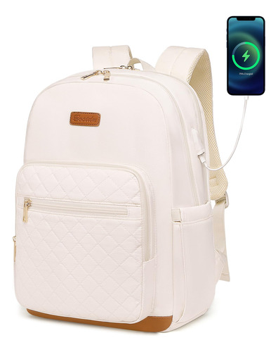 Mochila Para Laptop Para Mujer, Se Adapta A Mochila De Viaj.