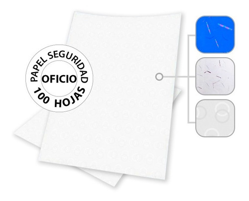 Papel Seguridad Oficio 90 Gr - 100 Hojas