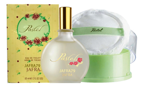 Perfume Pastel Jafra+talco Perfumado Set Talquera