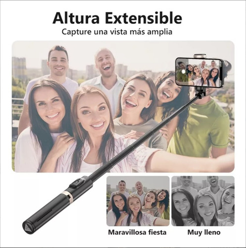 Q12 Selfie Stick Con Trípode Control Remoto Bluetooth