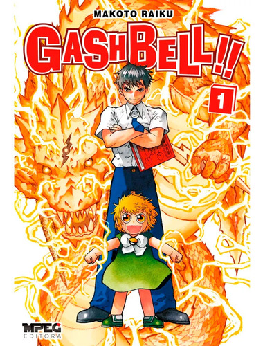 Gash Bell!! Vol. 1, De Raiku, Makoto., Vol. 1. Editora Mpeg, Capa Mole Em Português, 2023