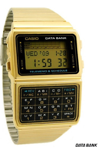 Reloj Original Casio® Calculadora Databank Vintage Nuevo