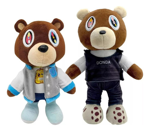 2pcs Kanye Oso De Peluche Regalo De Juguete For Niños 2024