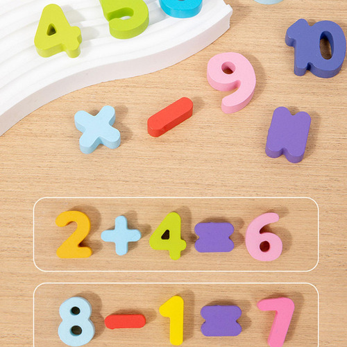 Bloques De Colores A Juego, Juguetes De Madera Montessori