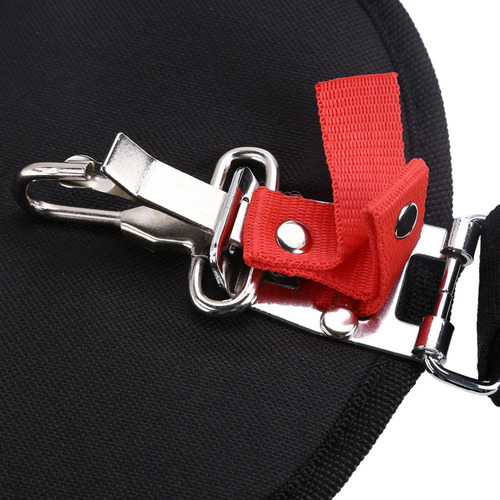 Cortador de grama de nylon com alça de ombro dupla Trimmer, cor preta