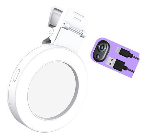 Luz De Relleno Para Teléfono, Lámpara Led Para Selfie, Luz