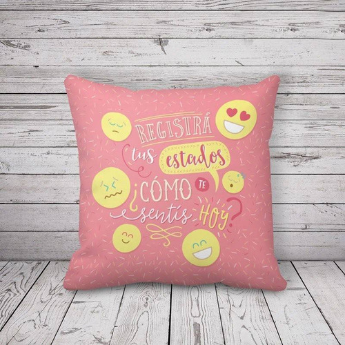Imagen 2 de 2 de Almohadon Almohadones Decorativos De 40x40 Registra