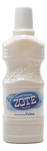 Detergente Liquido Zote Blanco 1 L 1 Pz