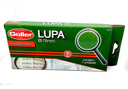 Lupa De Mão Systematic 75mm Lente De Aumento Goller