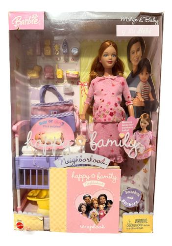 Barbie Midge Y Baby Happy Family Embazada Primera Edición