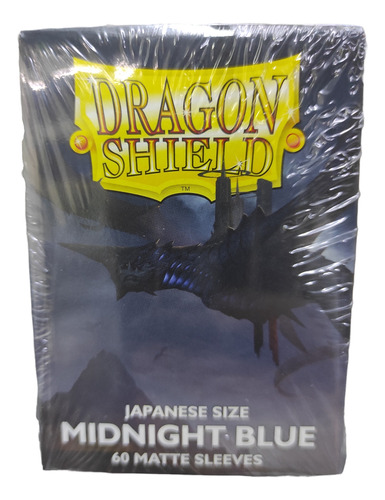 Micas Dragon Shield Japanese Size Midnight Blue Matte Yugioh