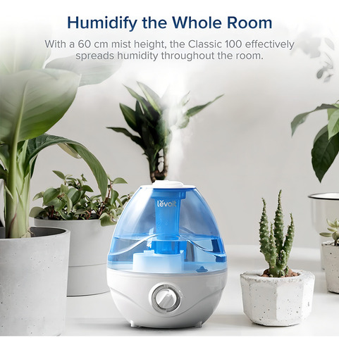 Humidificador Levoit Vaporizador Silencioso Auto Apagado Color Azul