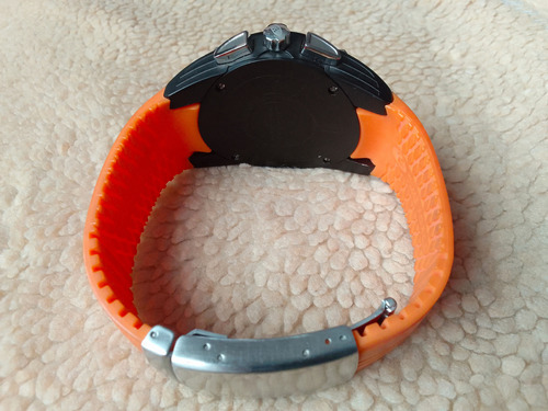 Reloj Deportivo Cronómetro Time Force Naranja Negro Negro-blanco-naranja (Usado)