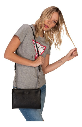 Imagen 2 de 7 de Bolsa Guess Kalei Mini Crossbody Para Mujer