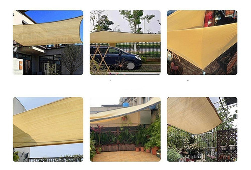 . Toldo De Tela De Sombra, Sombrilla, Red De Largo 2 M