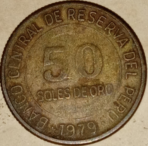 Moneda Antigua De 50 Soles