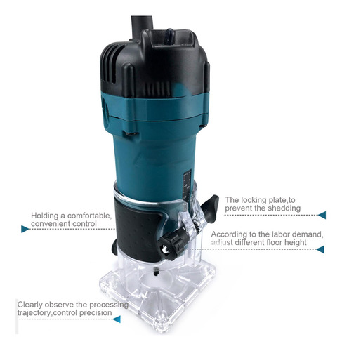 Trimmer Base Pp Recortadora Eléctrica Cubierta Transparente