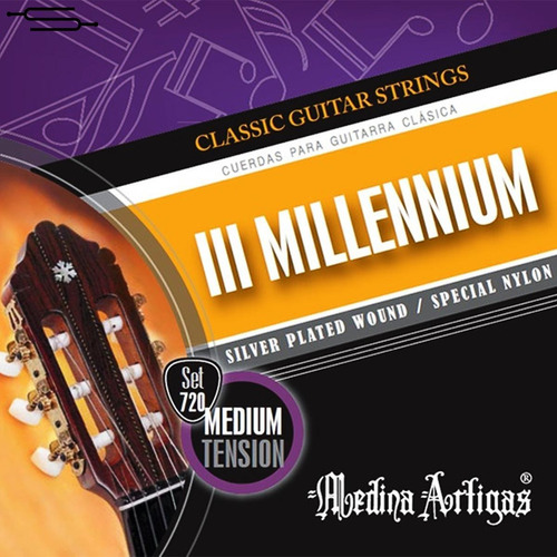 Cuerdas Guitarra Criolla Medina Artigas Millenium Clasica