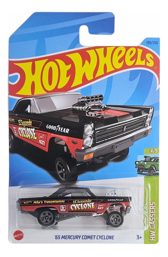 Hot Wheels '65 Mercury Comet Cyclone - Hw Gassers Preto