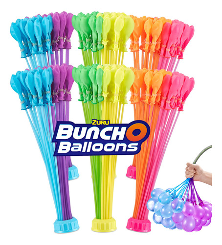 Globos De Agua De Llenado Rapido Multicolor 200 Piezas