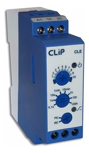 Relé Temporizador Clip Cle Retardo/pulso Na Energização 12v