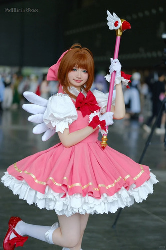 Anime Cardcaptor Sakura Card Captor Cosplay Kinomoto Sdy