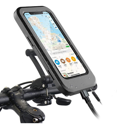 Base Soporte Porta Celular Moto Bicicleta Impermeable 360º