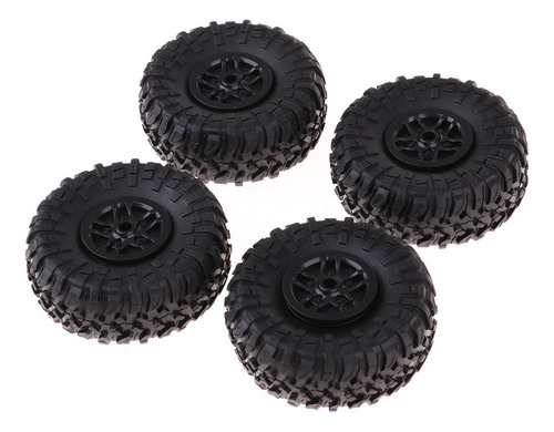 4pcs 1/12 Scale Rc Car Neumáticos De Goma Rueda Para