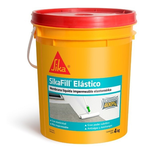 Membrana Liquida Sikafill Elastico 20 + 4kg Blanco