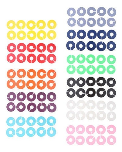 Divisores De Tamaño De Ropa De 110x11 Colores, Perchas ,