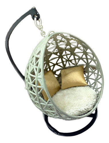 2 Mini Silla Colgante, Artesanías De Juguete Para Mesa De