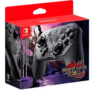 Pro Controller Nintendo Switch Monster Hunter Rise Sunbreak