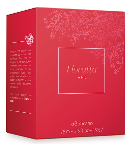 Floratta Red Desodorante Colônia 75ml