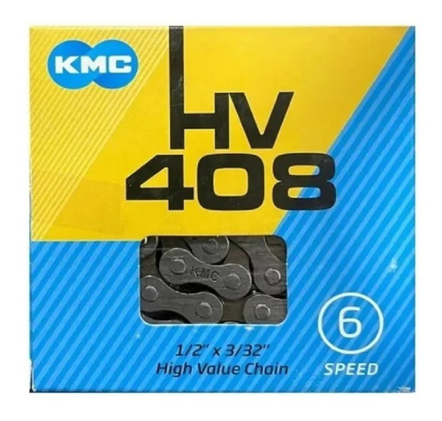 Cadena Kmc Silver Brown Caja 1/2 Hv408 Bicicleta