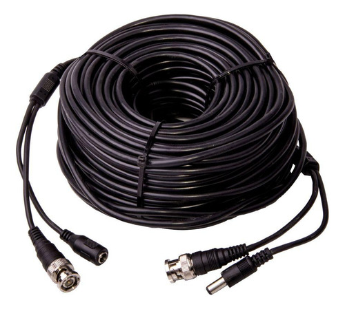 Cable 20 Mts Video Bnc + Alimentacion Energia + Ideal Cctv