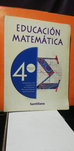 Matematica Cuarto Medio Santillana 